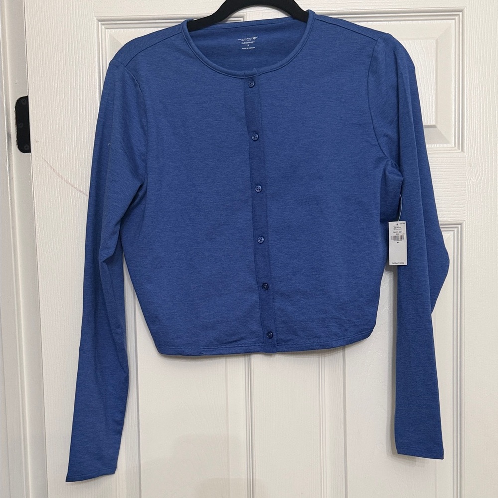 Old Navy Active Cloud Comfy Blue Cardigan